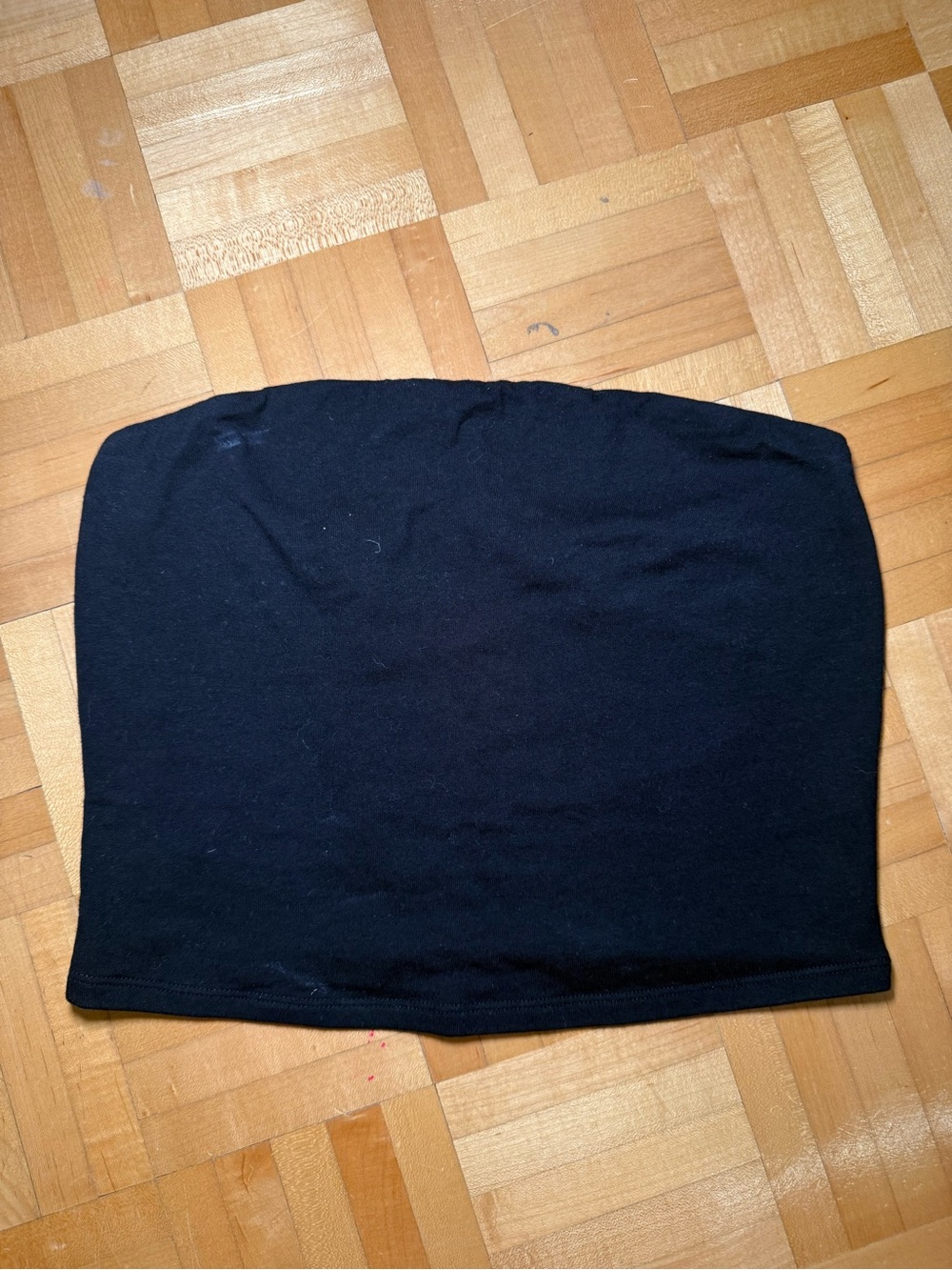 Garage Black Strapless Tube Top